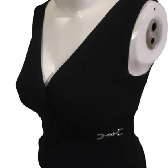 [White House Black Market]Stretch V-neck Dress-Sz8 - Picture 3 of 5